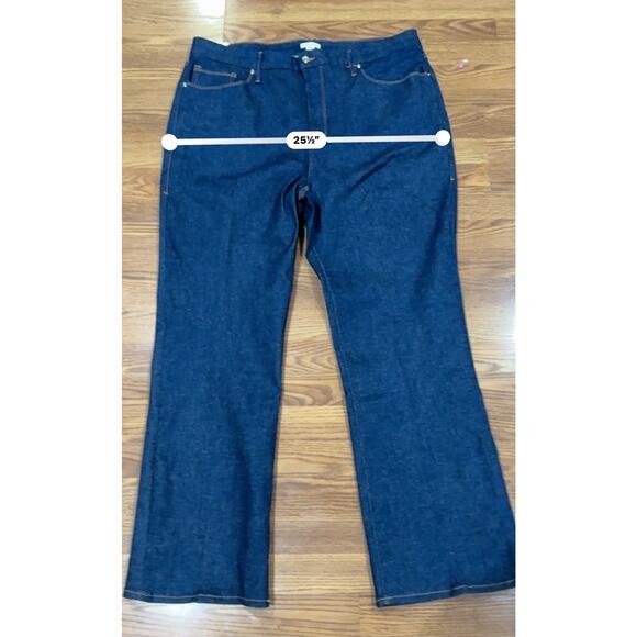 Good American Always Fits Classic Bootcut Jeans size 28-32 - Picture 8 of 14